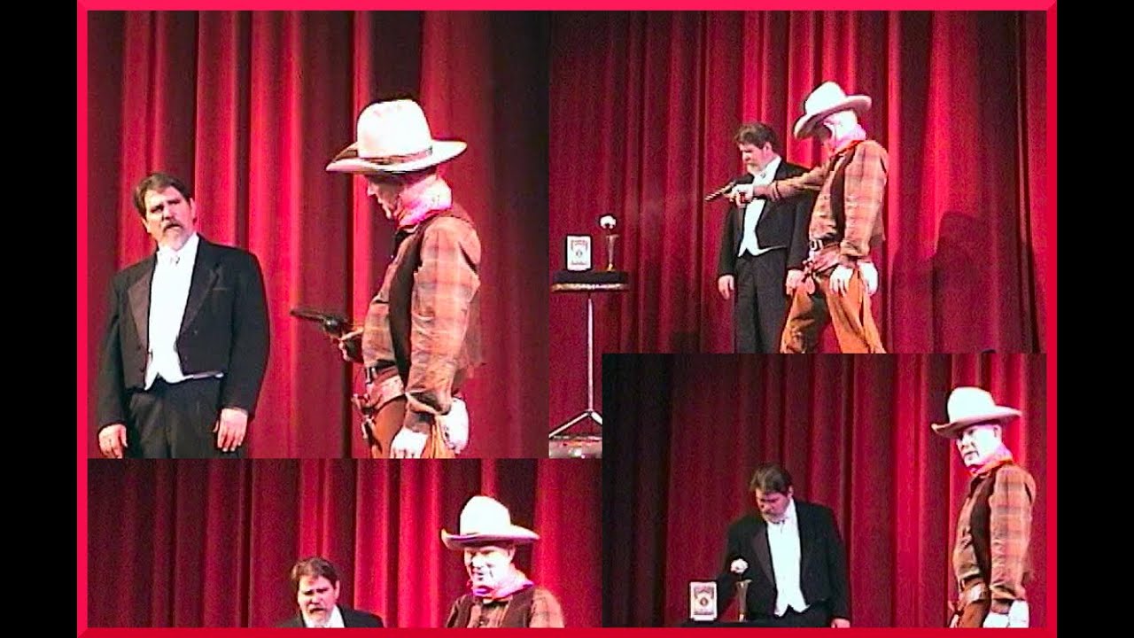 Yo-Yo Man (Tom Smothers) performs comedy and magic. Dead Eye.