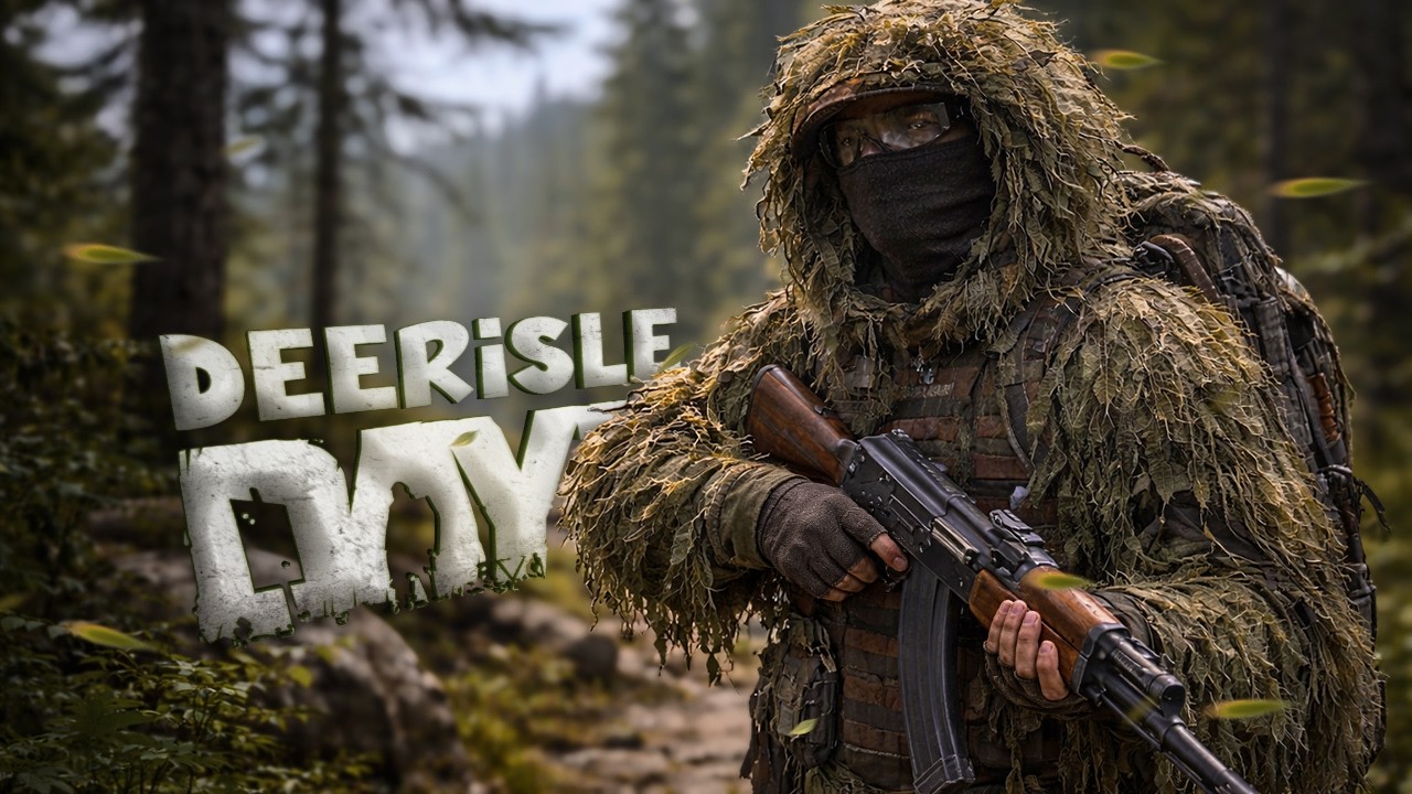 Гилли из МЕДВЕДЯ! Выживание в DayZ Deer Isle