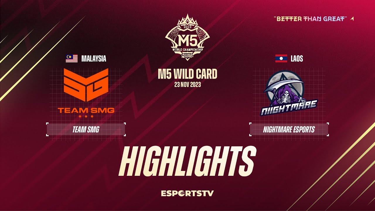Team SMG vs Nightmare Esports HIGHLIGHTS M5 World Championship Wild Card Stage | SMG vs NM