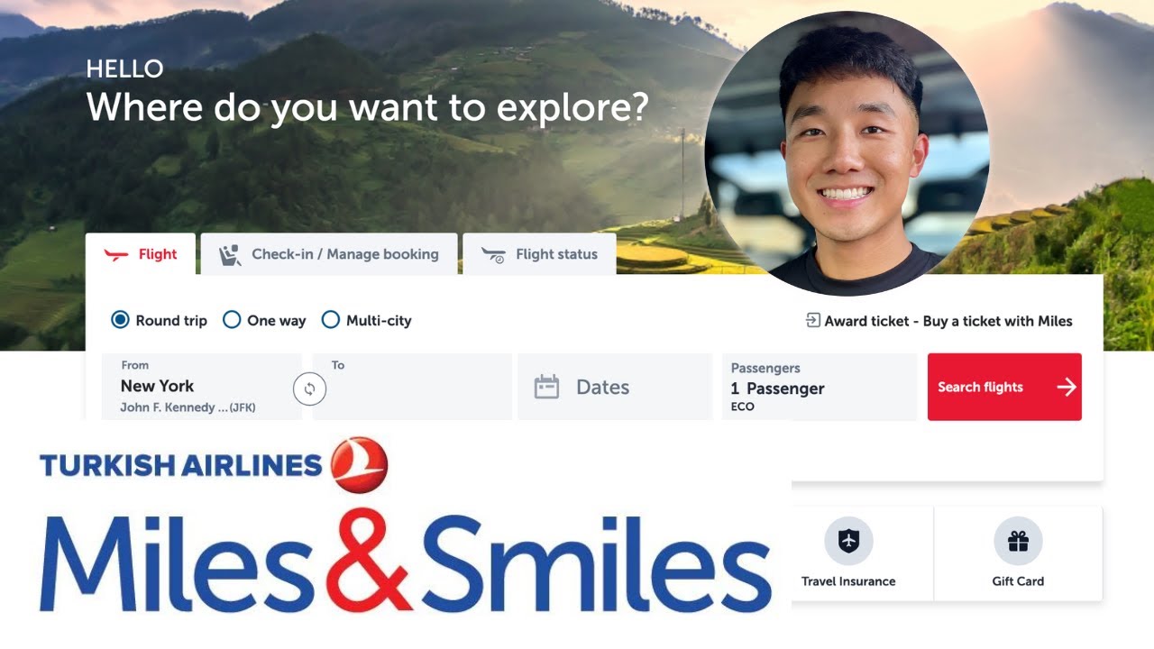Как забронировать награды на Turkish Miles&Smiles