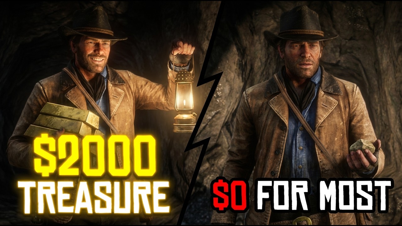 RDR2: Why Most Players Get $0 From This $2,000 Treasure