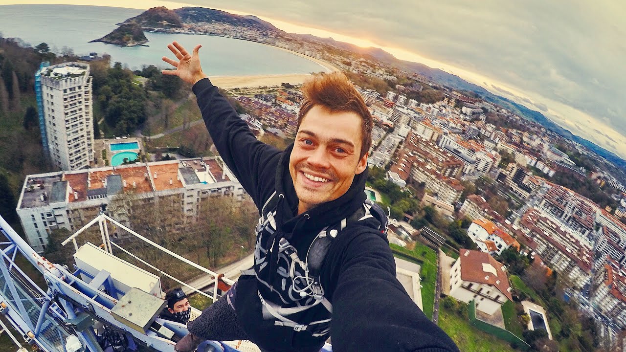 Highest point in San Sebastián | Crane climb