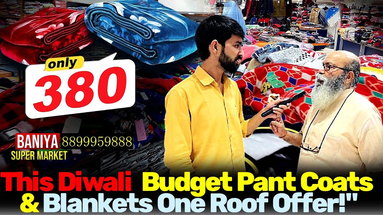 This Diwali, Style & Warmth Together! Budget Pant Coats & Blankets One Roof Offer!