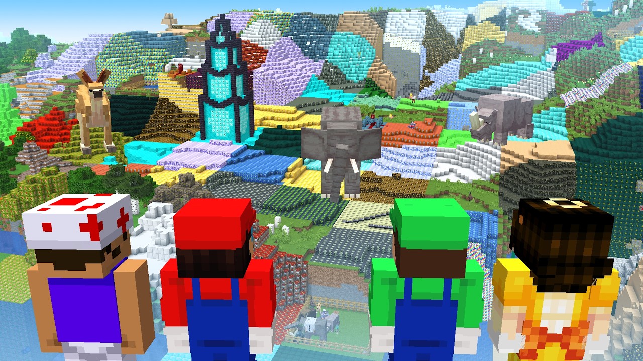 Minecraft, But Chunks are Random Mods