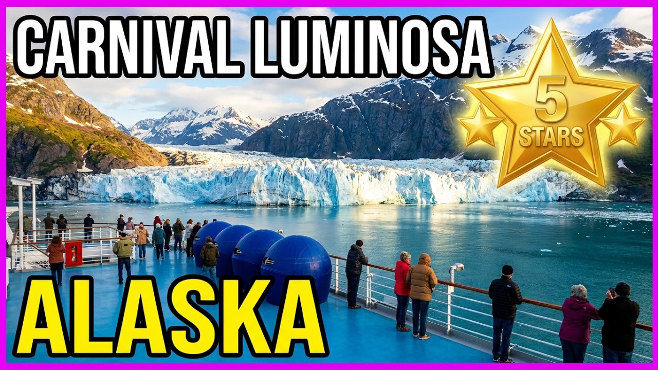 Cruising Tracy Arm Fjord Alaska on Carnival Luminosa 2025   You Are There!