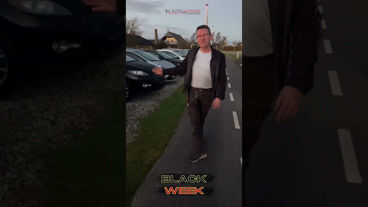 🚗 Black Week hos KJ Auto! 🎉GRATIS service p&aring; ALLE salgsbiler!GRATIS d&aelig;k p&aring; udvalgte salgsbiler!