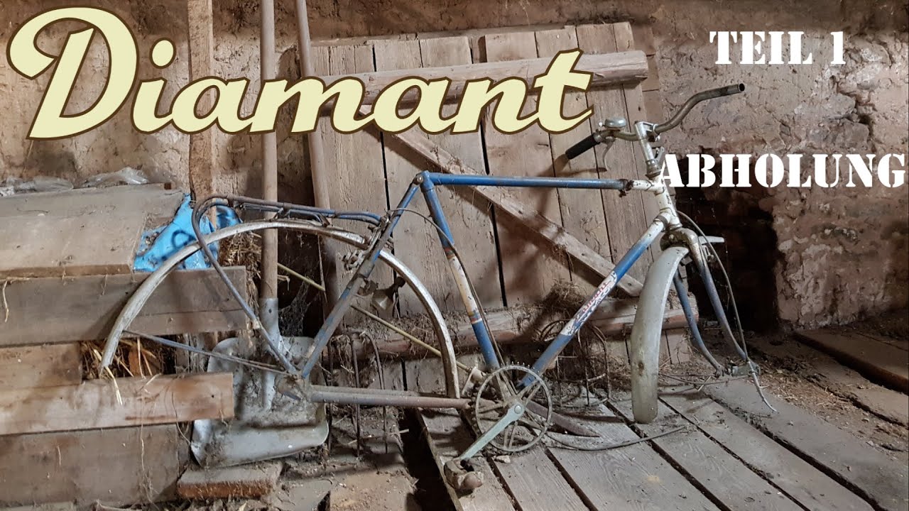 Projekt: Diamant - Touren Sport Rad | Teil 1 | Restauration | Scheunenfund | DDR Fahrräder
