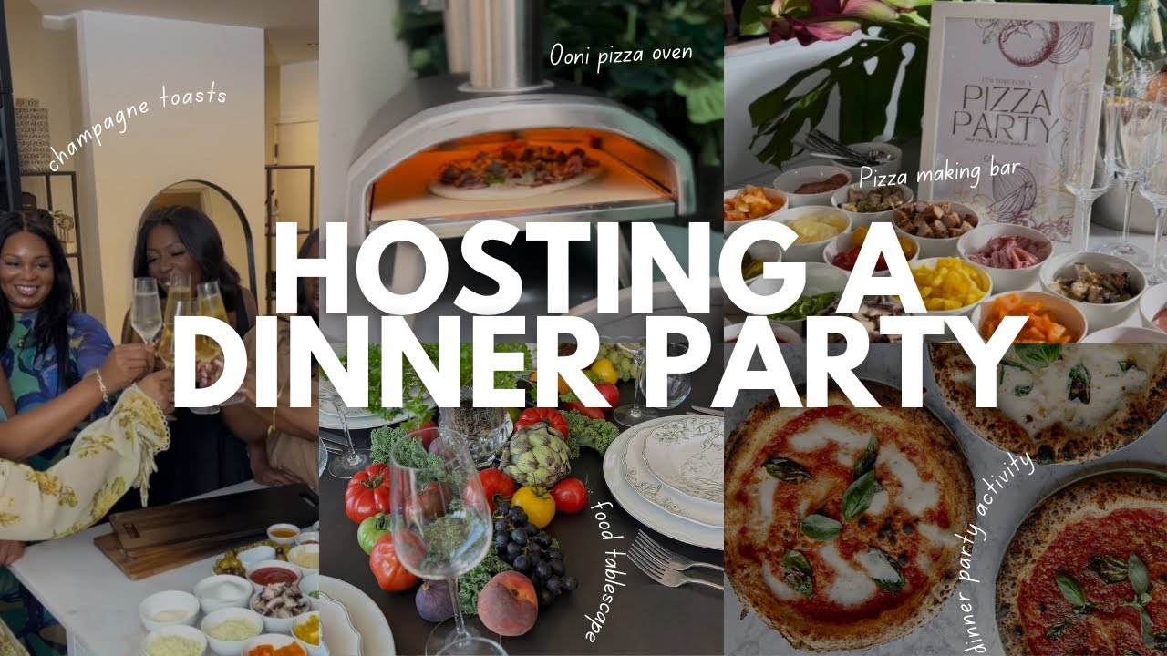 Host A Dinner Party With Me! (Pizza Making & Tablescaping Tips for a Girls Night In)
