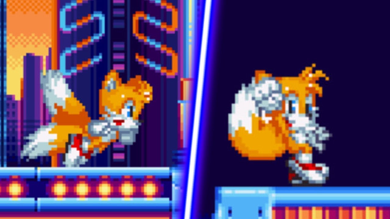 Sonic Mania Plus - Modern Tails Mod