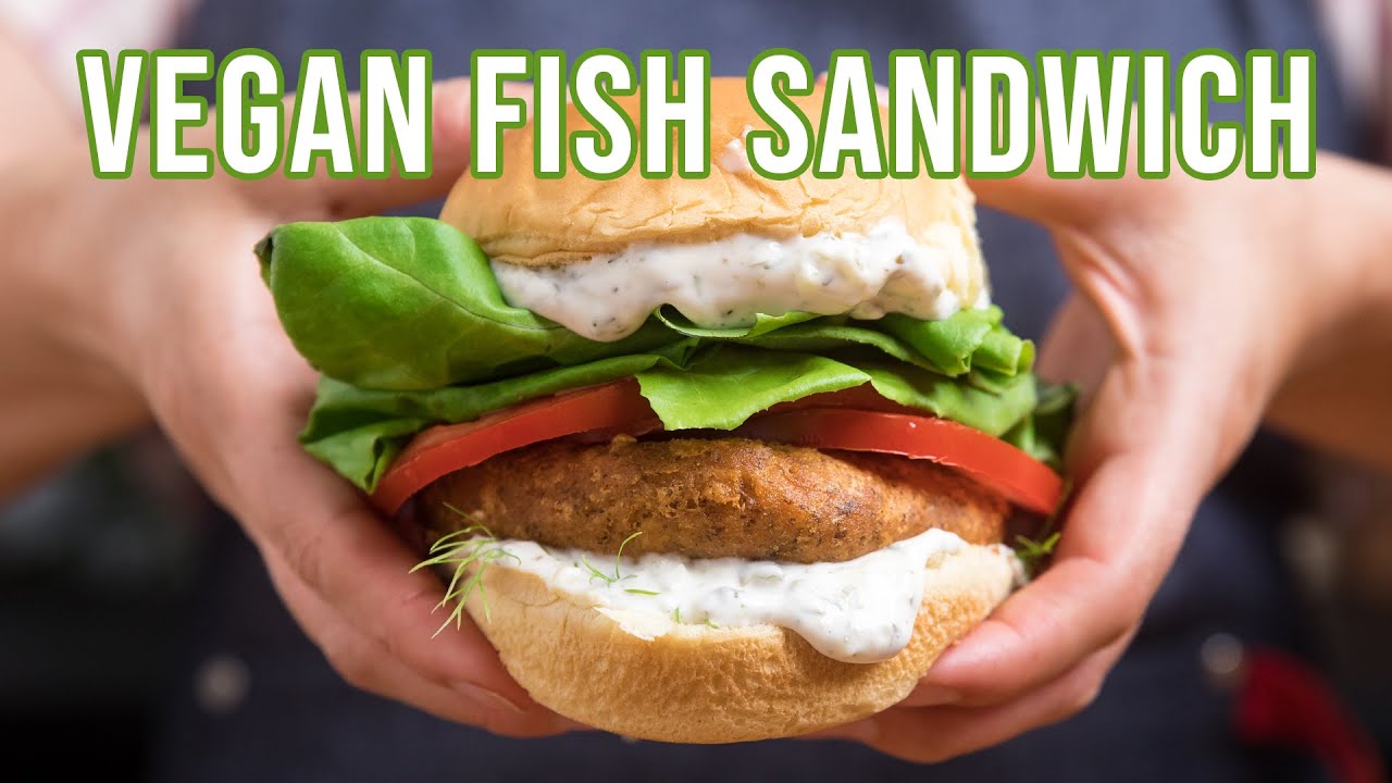 Soy Free Vegan Fish Sandwich Recipe + Vegan Tartar Sauce (Oil Free Option)