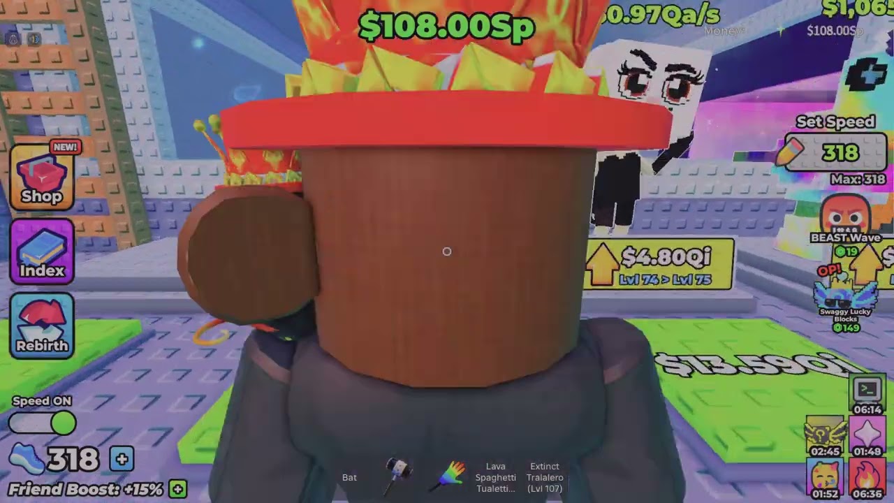 Escape waves for Lucky block Admin abuse tuesday 3rd February 2026 hope u all enjoyed love yall thx