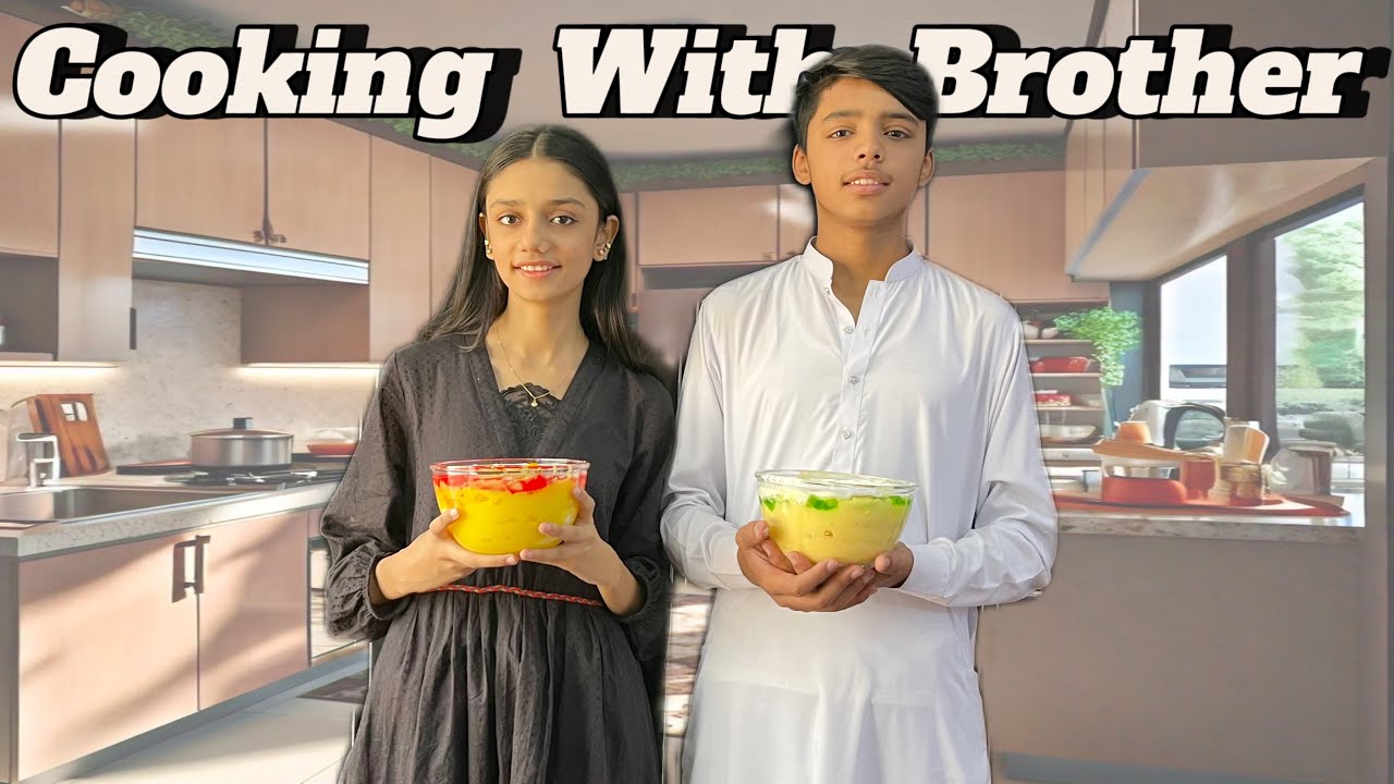 First Time Bhai Ke Sath Mil Kar Cooking Ki || Kis Ne Ziyada Acha Banaya