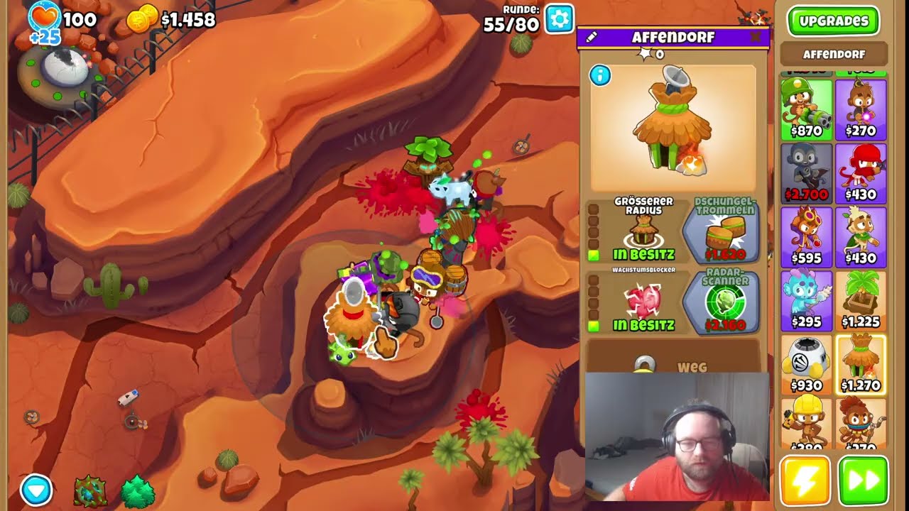 Entspannte Runde Bloons TD 6 mit Robin TV!
