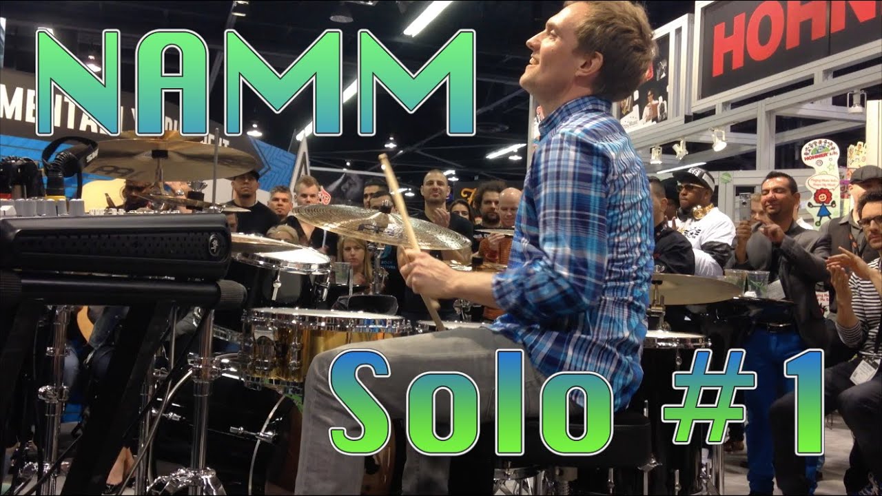 Jost Nickel Drum Solos - NAMM 2015 Full Set (part 1 of 2)