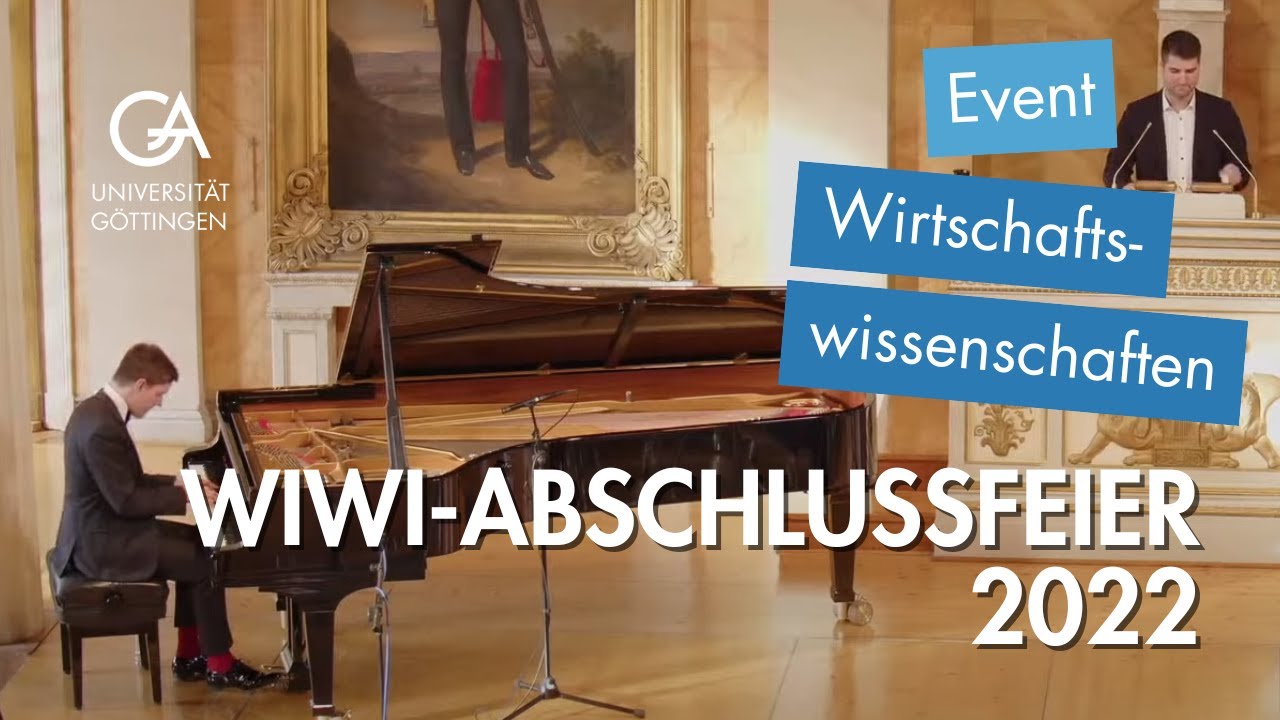 Abschlussfeier der Wirtschaftswissenschaftlichen Fakultät – Universität Göttingen, 20. Januar 2022