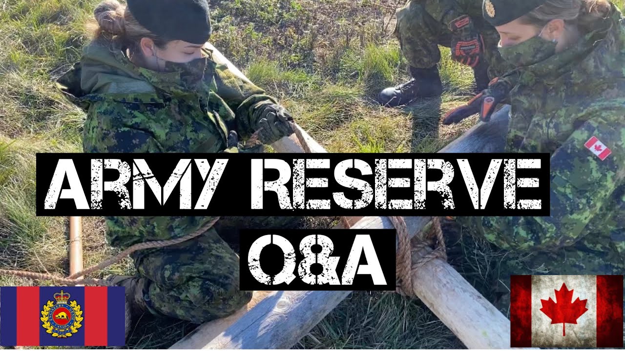 Canadian Army Reserve || Q & A