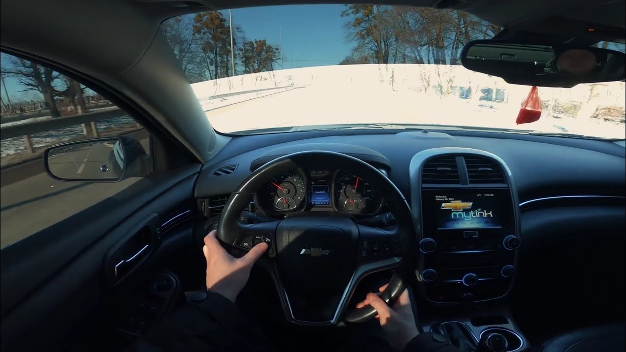 Chevrolet Malibu LTZ 2014 / 2.5 AT / 144 kwt (196 hp) / POV Test Drive