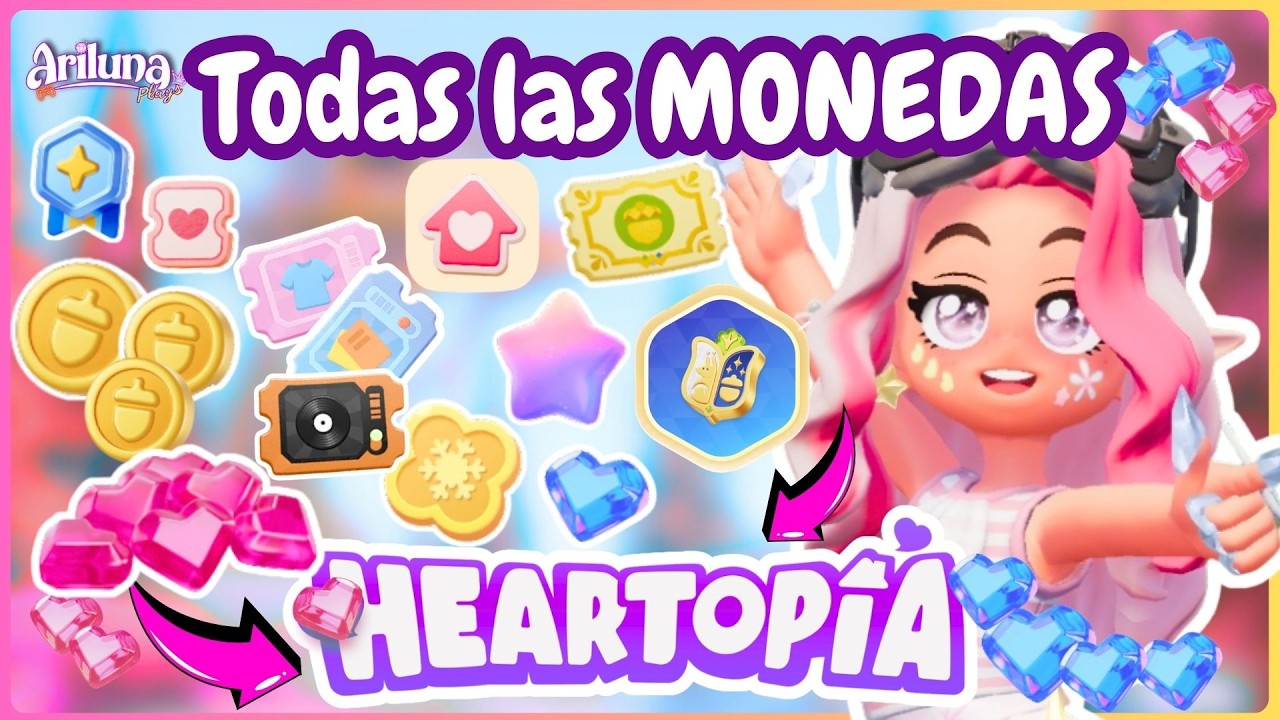 ¡BASTA DE CONFUCIONES! 🤑 GUIA COMPLETA de MONEDAS y CUPONES  de Heartopia | Ariluna