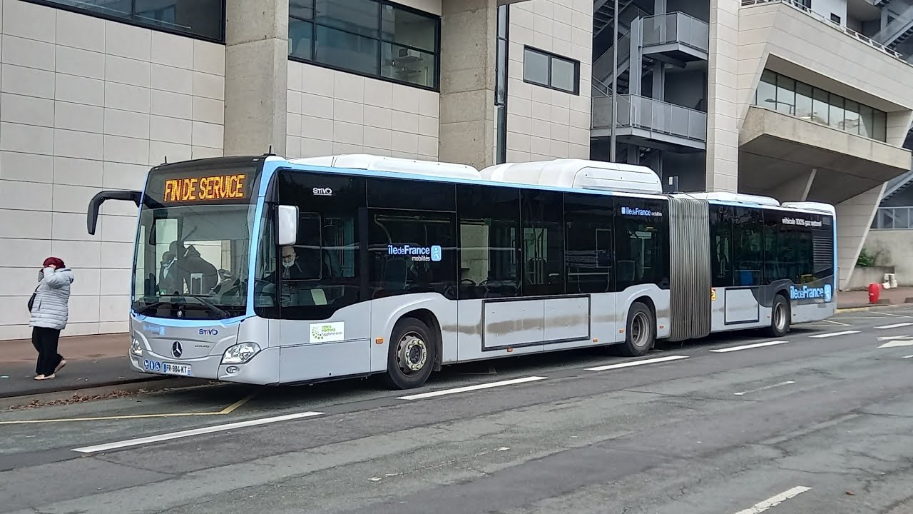 [Ligne 60 STIVO] Voyage de Nuit à bord d'un Mercedes Citaro GC2 NGT IDFM n°9631