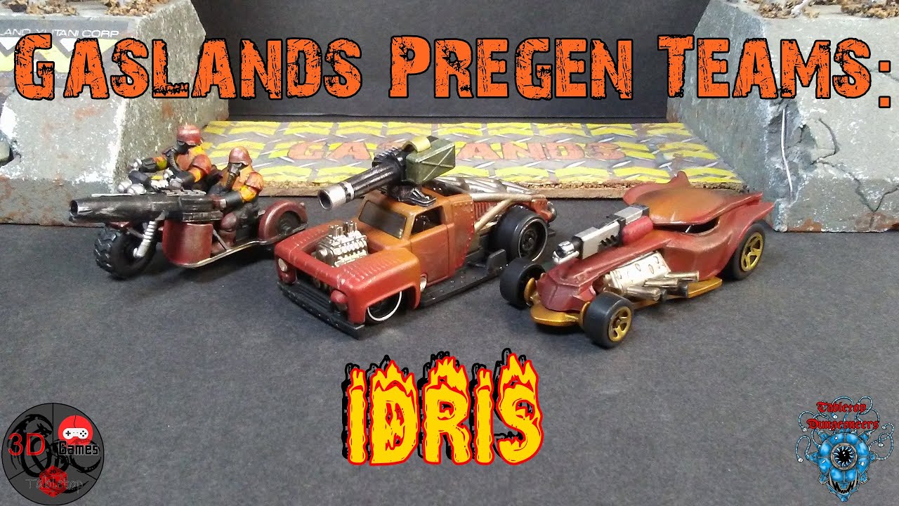 Gaslands Pregen Teams: Idris