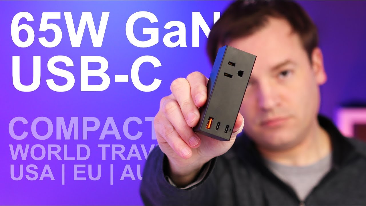 Super Small 65W USB-C Charger - Ceptics NanFuse 65W International Adapter