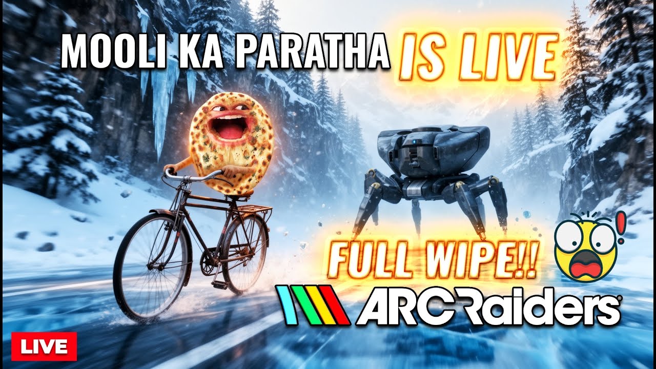 🔴LIVE ARC Raiders India SPEEDRUN!! 😱 | FULL WIPE – Starting From ZERO! | Hindi | Mooli Ka Paratha