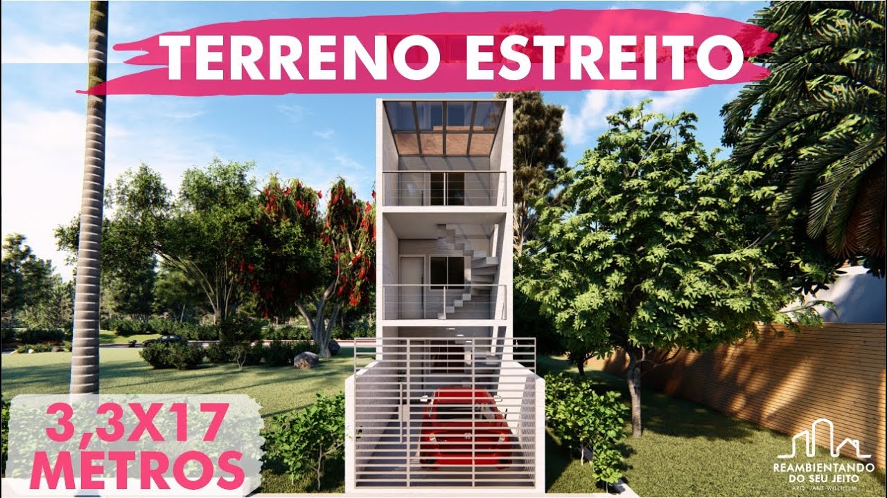 Prédio de 3 mini apartamentos em terreno 3,3x17m
