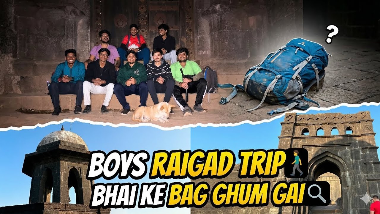 Raigad Fort Night Trek + A Major Problem 🎒🚶‍♂️