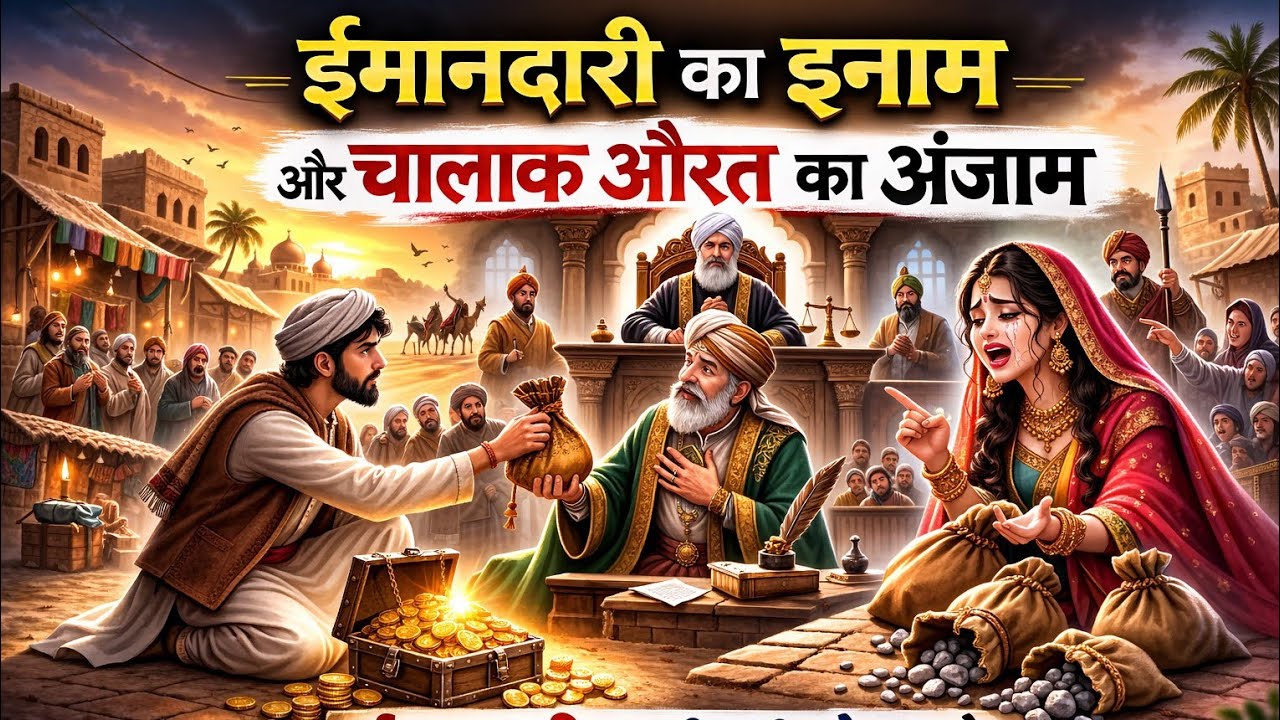 ईमानदारी का इनाम और चालाक औरत का अंजाम | गरीब आदमी की सच्चाई की कहानी/#viral 