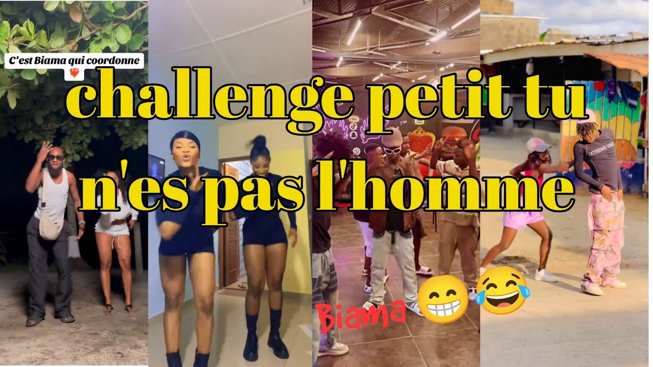 challenge eeh petit tu n'es pas l'homme biama 😁 #biama #dance #tiktok #challenge