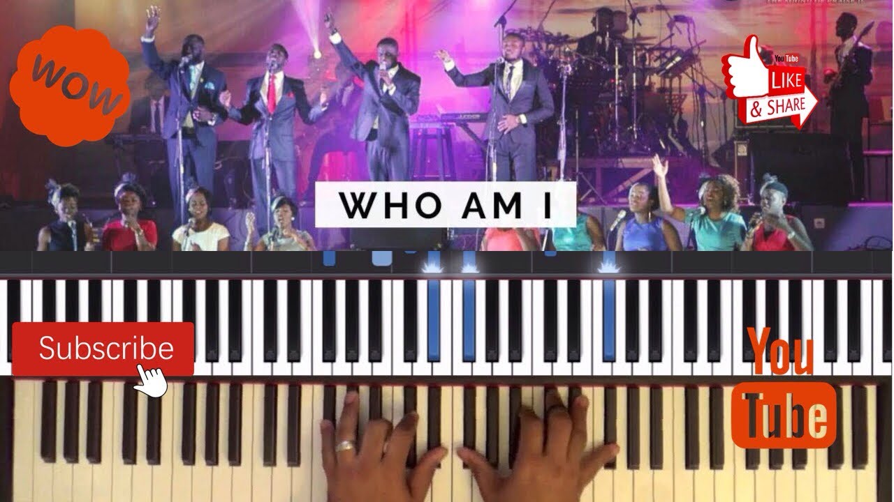 How To Play - WHO AM I - by Joyous Celebration - Piano Tutorial. #clody448