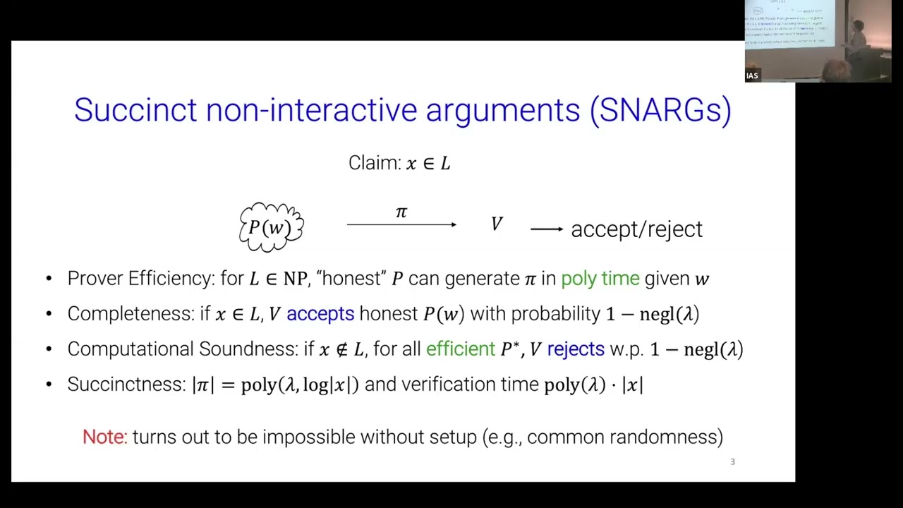 On SNARGs for NP and Nullstellensatz Proofs - Alex Lombardi
