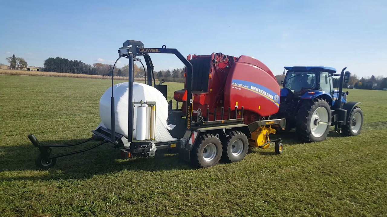 New Holland RB460 with Goweil Kombi G5040