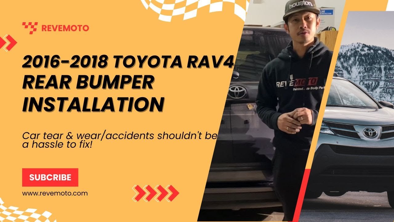 2016-2018 Toyota Rav4 Rear Bumper Removal and Installation.   NO Bodyshop needed.  Save $$ DIY