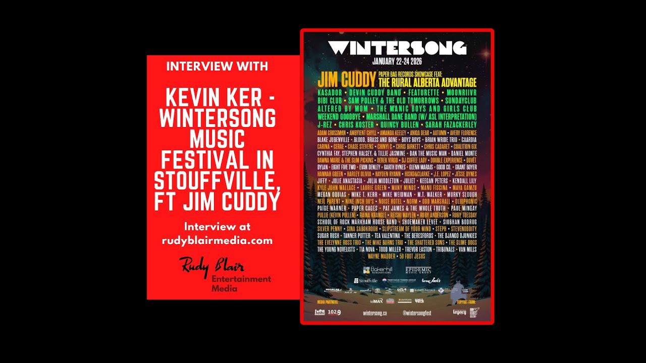 Interview w  Kevin Ker on Wintersong Music Festival in Stouffville, FT Jim Cuddy