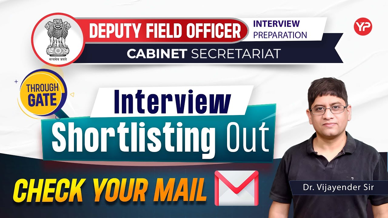 Check Email | 1200+ candidates shortlisted | Cabinet Secretariat Shortlisting out Deputy Field Offi.