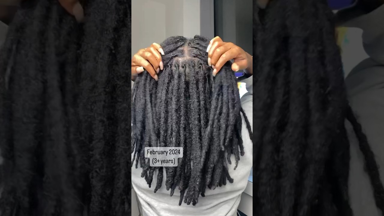 Healthy hair growth, locs formation and length retention 🌿 3 years transformation & maturity #angel