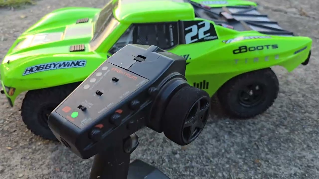 Arrma Fury with Hobbywing 120A ESC 3250KV brushless motor speed run on 2S 3S 4S