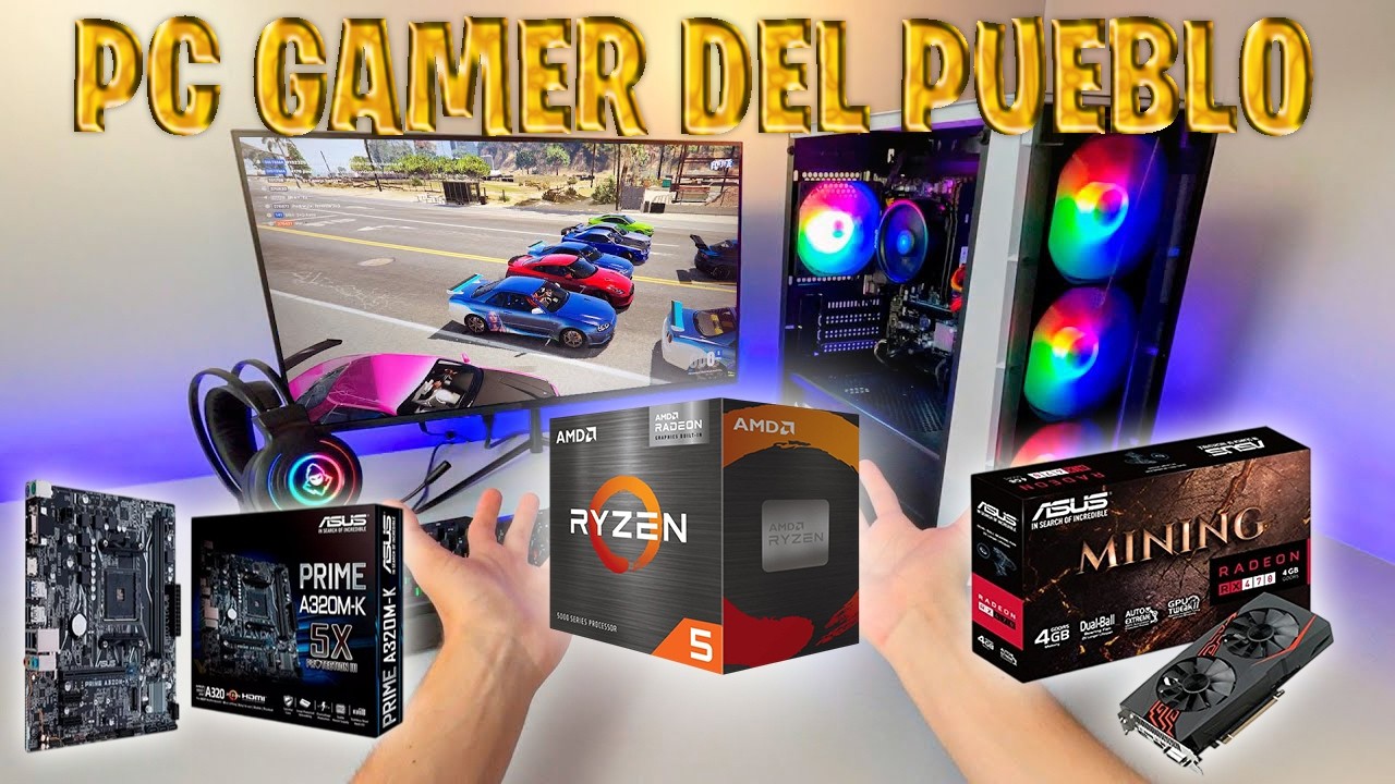 ¡Armando PC GAMER ECONÓMICA con Ryzen 5 1400 en 2025!