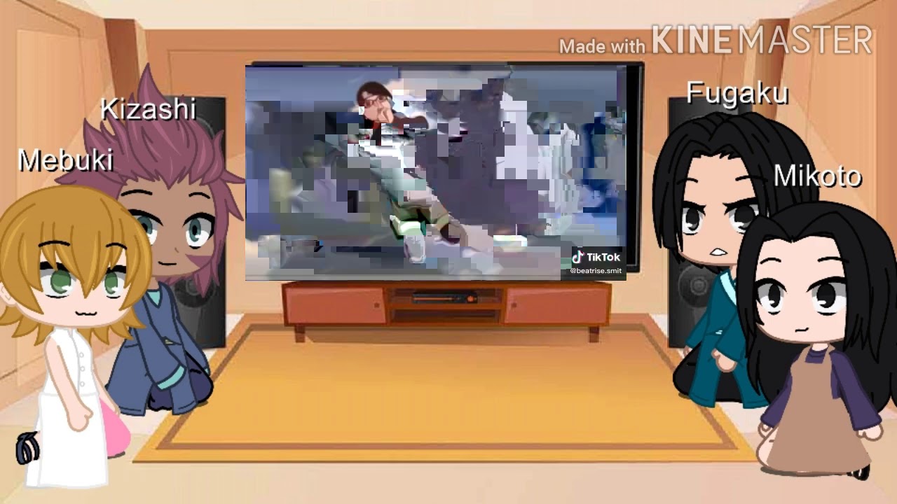 Pais da Sakura e do Sasuke reagindo a TikTok's