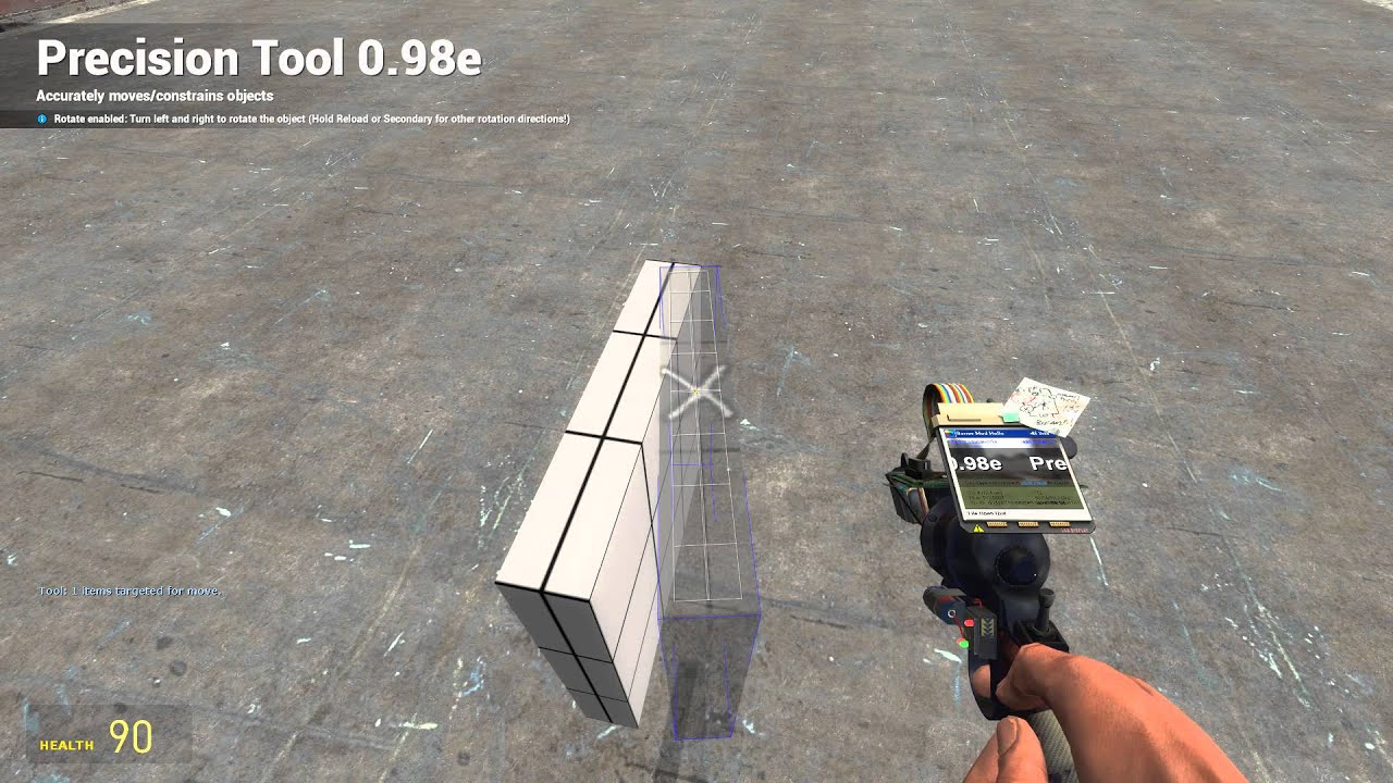 Краткий гайд по Precision Tool GMOD