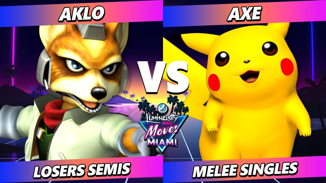 LMMM 2025 LOSERS SEMIS - Axe (Pikachu) против Aklo (Fox) Smash Melee - SSBM