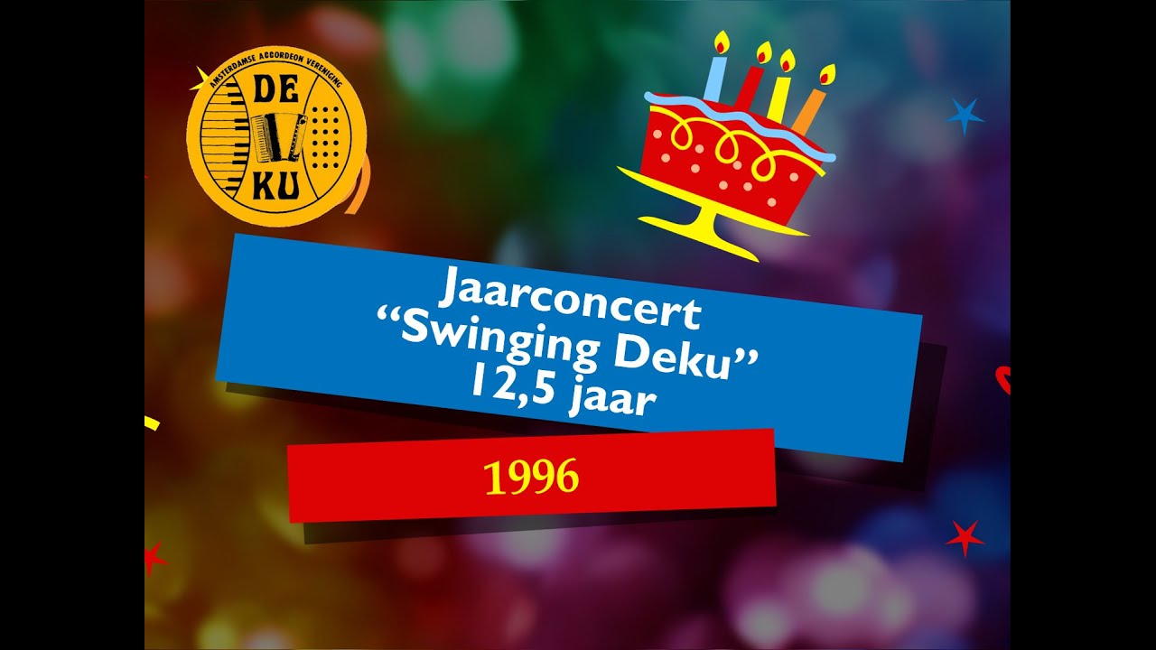 DEKU - 1996 - Jaarconcert Swinging DEKU 12,5 jaar