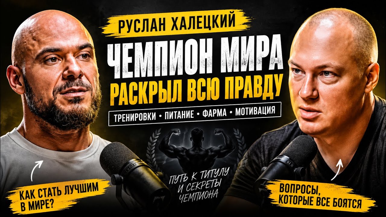 САМЫЙ ИЗВЕСТНЫЙ КАЧОК В МИРЕ - РУСЛАН ХАЛЕЦКИЙ.  ПРИНЦИПЫ УСПЕШНЫХ ЛЮДЕЙ.