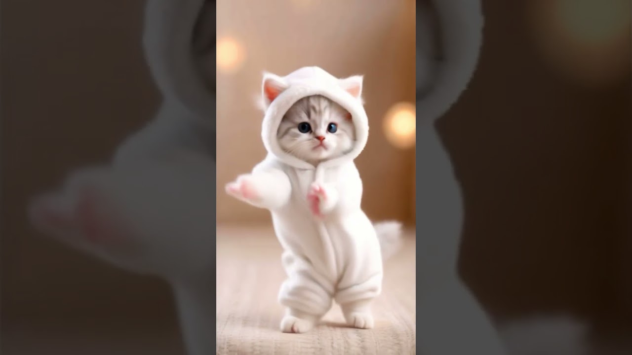 Macarena dance cat #animaldance #cuteanimaldance #cute #catdance #shorts