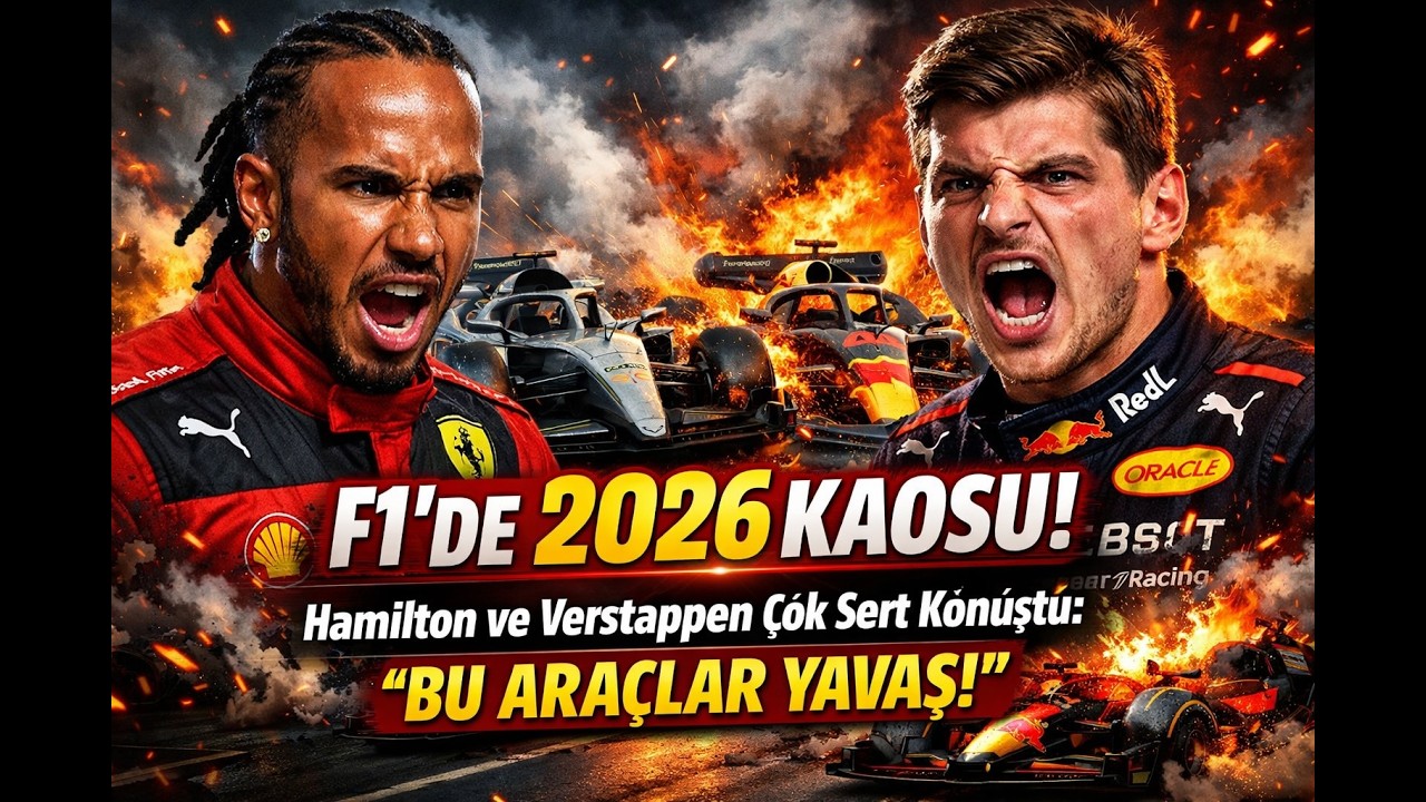 Güçlü F1 Yorum #8  F1'DE 2026 KAOSU! Hamilton ve Verstappen Çok Sert Konuştu: 'Bu Araçlar Yavaş!'
