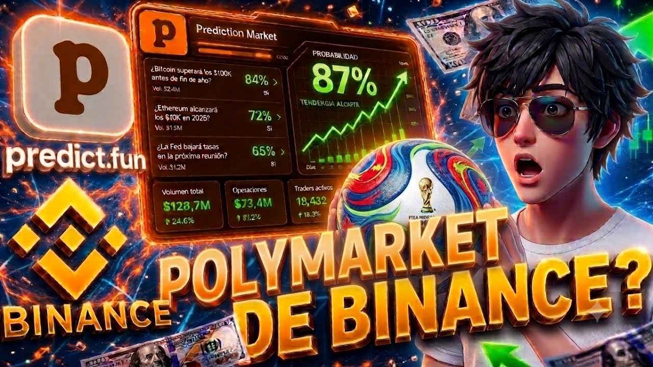 Predicciones Mundial 2026 usando USDT Criptomonedas en Binance | Tutorial 