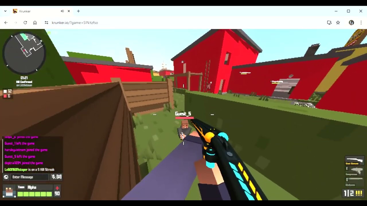 Krunker.io#gaming #krunkersniper #games
