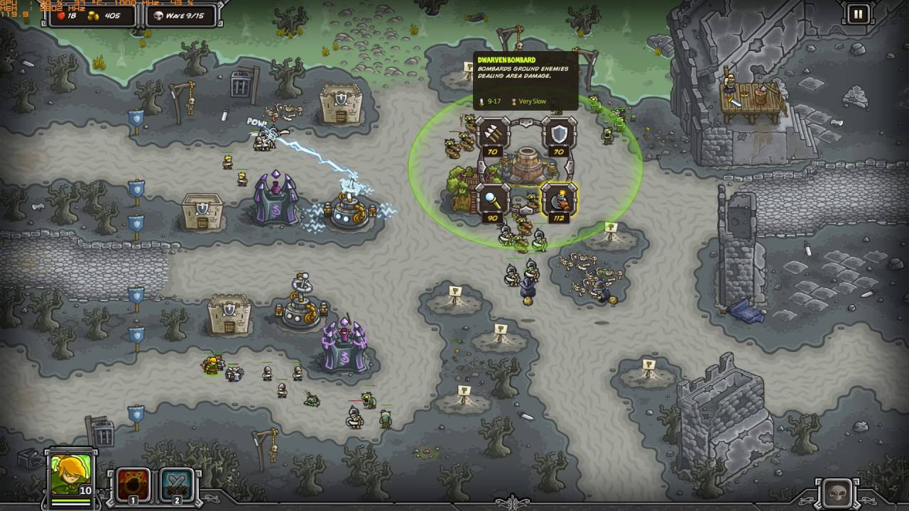 Kingdom Rush | CASTLE BLACKBURN | Veteran | HD | STEAM