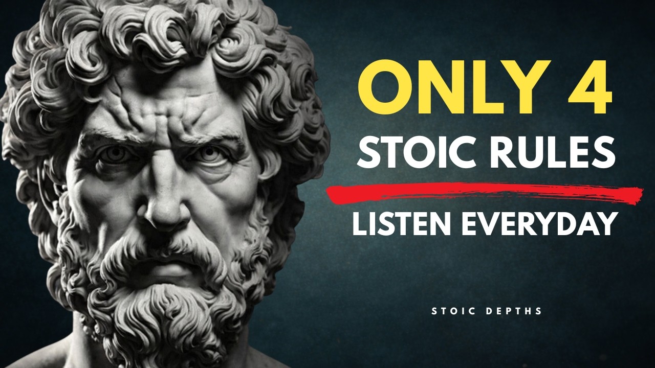 4 Stoic Pillars That Solve 99% of Your Problems  - RESET YOUR LIFE | STOICISM